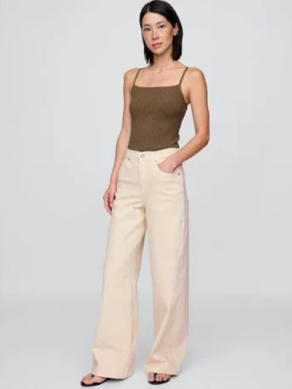 Gap Bootcut Chino Khaki Pants Women’s 8L